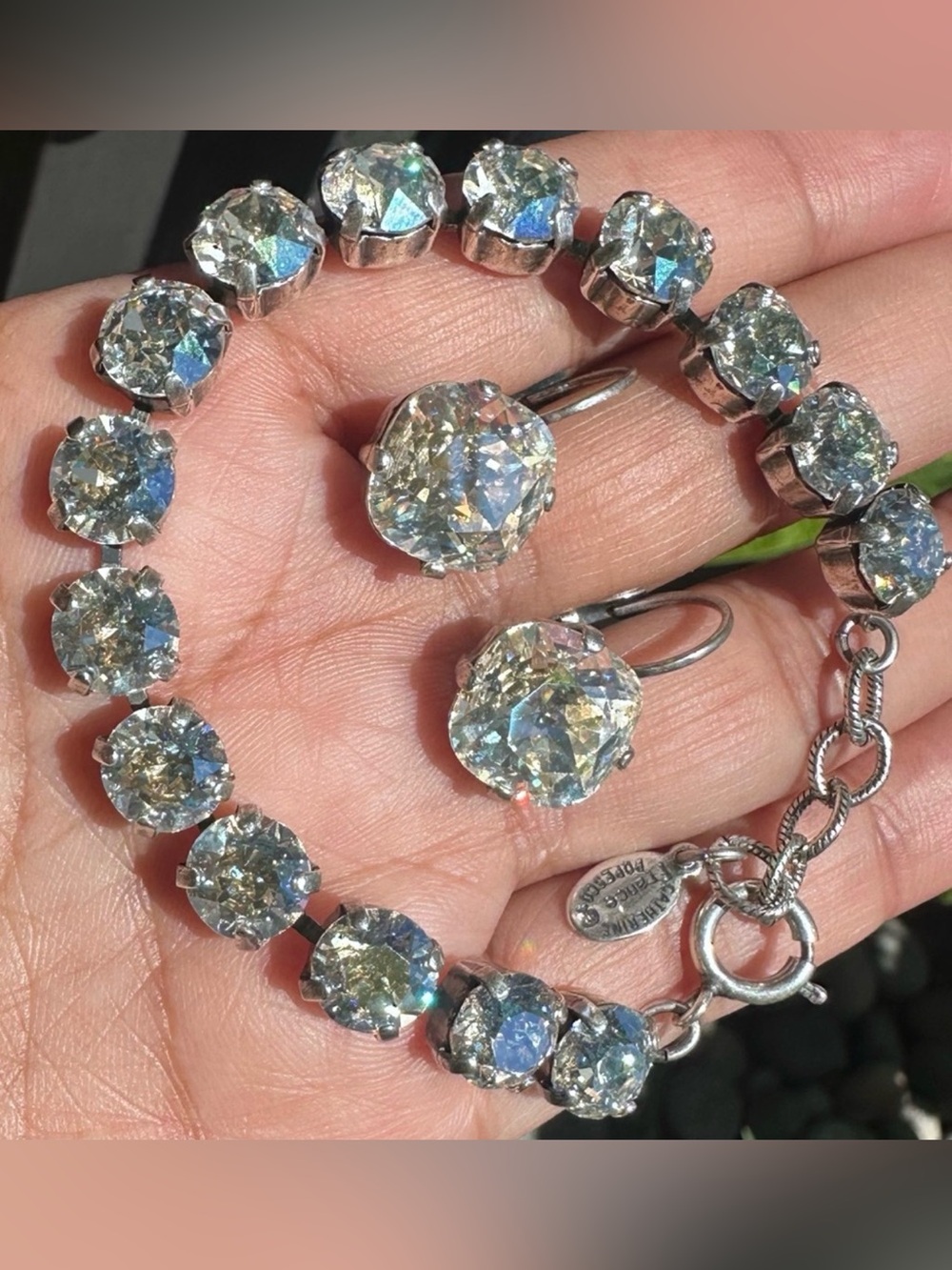 Brand New Catherine Popesco Bracelet & Earrings